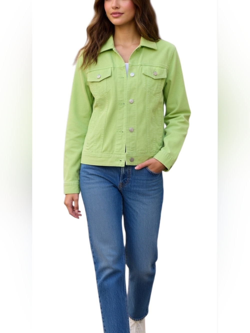 Ralph Lauren Light Green Jean Jacket